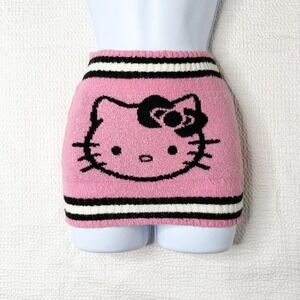 Sanrio Hello Kitty knit micro mini skirt OR tube top